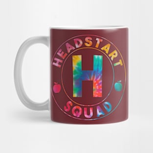 Tie Dye  Head Start Squad First Day Of School Teacher Mug